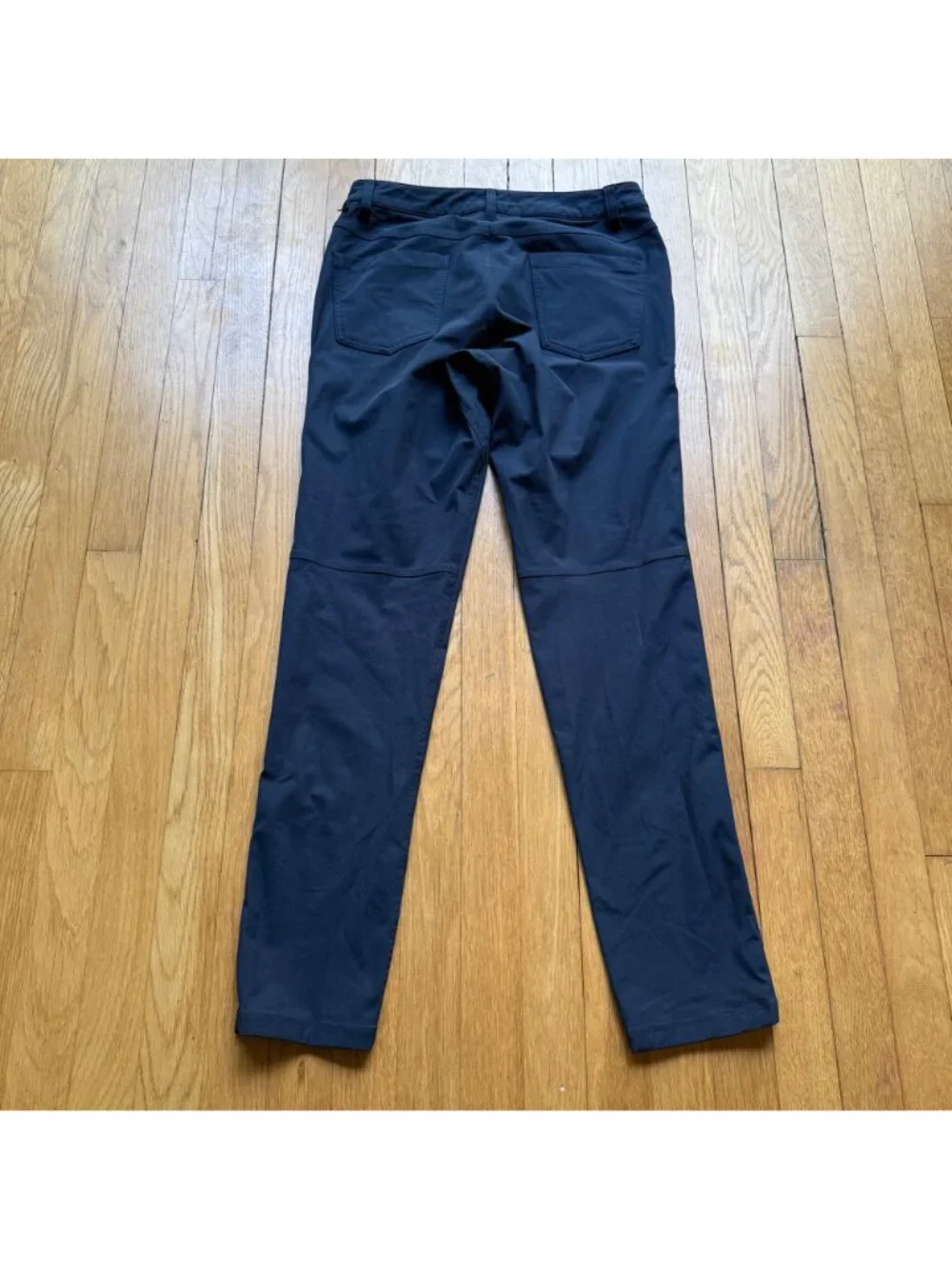 Lululemon Size 28 Navy Blue 100% Polyester 5-Pocket Mid-Rise Straight Leg Pants